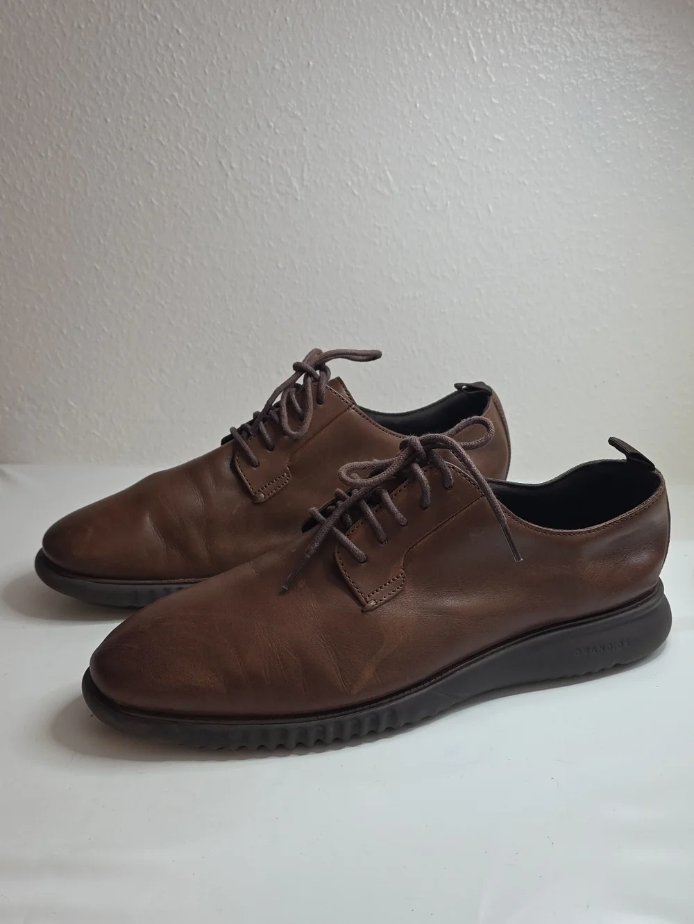 COLE HAAN 2.ZEROGRAND DECONSTRUCTED PLAIN TOE LEATHER OXFORDS C36409 MENS 13